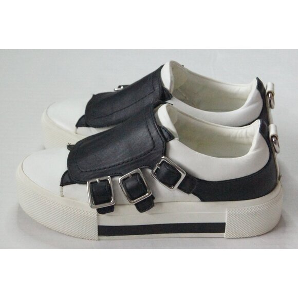 Alexander McQueen White Leather Sneakers - Picture 4 of 16